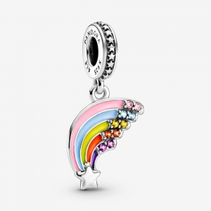 Charm treo pandora cầu vồng Colourful Rainbow Dangle Charm CT298
